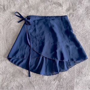 Navy Ballet Wrap Skirt 💙